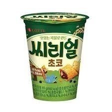 韓國 LOTTE樂天 穀物口袋餅乾杯(巧克力)
