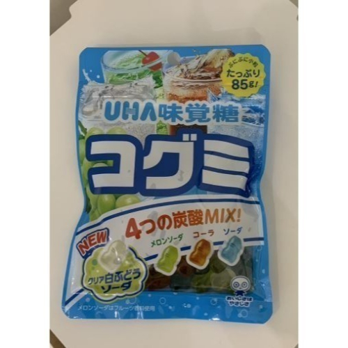 日本 UHA味覺糖 碳酸風味軟糖/水果風味軟糖