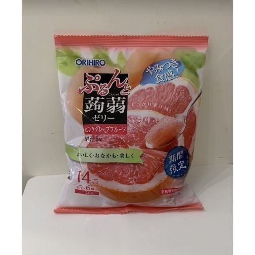 日本 ORIHIRO 葡萄柚風味蒟蒻果凍-細節圖2