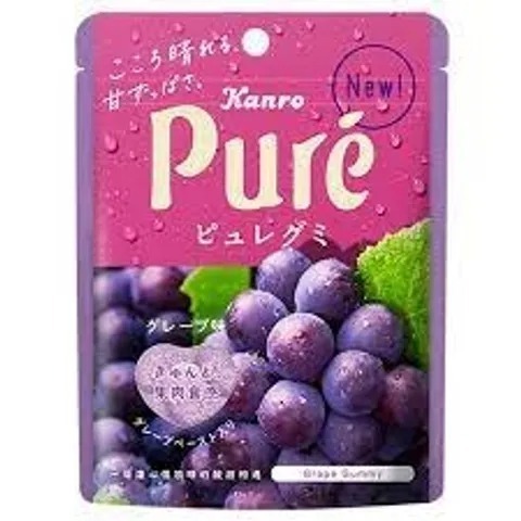 日本 Kanro甘樂 Pure葡萄軟糖