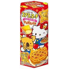 日本 LOTTE樂天 無尾熊餅乾-蘋果派風味 Hello Kitty X 小熊餅乾
