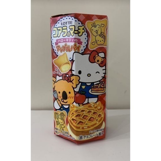 日本 LOTTE樂天 無尾熊餅乾-蘋果派風味 Hello Kitty聯名款小熊餅乾-細節圖2
