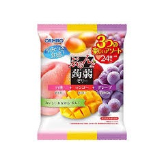 日本 ORIHIRO 蒟蒻果凍(白桃&amp;芒果&amp;葡萄)
