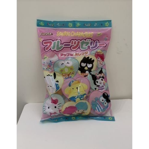 日本 Furuta古田製菓 小新水果風味果凍/群星水果風味果凍 蠟筆小新 三麗鷗-規格圖6