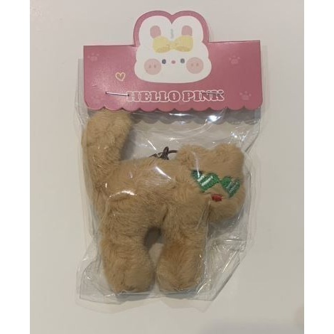 可愛搞怪墨鏡貓咪 炸毛小猫 毛絨公仔包包吊掛飾 情侶鑰匙扣女書包背包掛飾-規格圖6