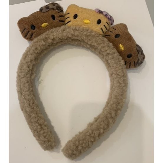 棕色kitty髮箍