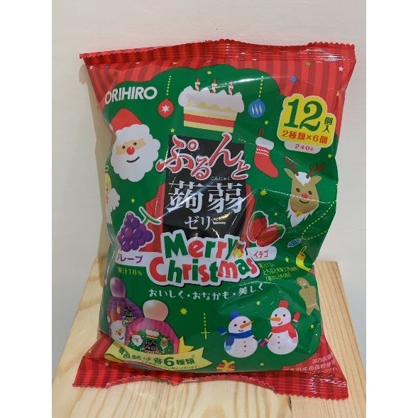 日本 ORIHIRO 聖誕限定蒟蒻果凍(葡萄&草莓) 聖誕節-細節圖2