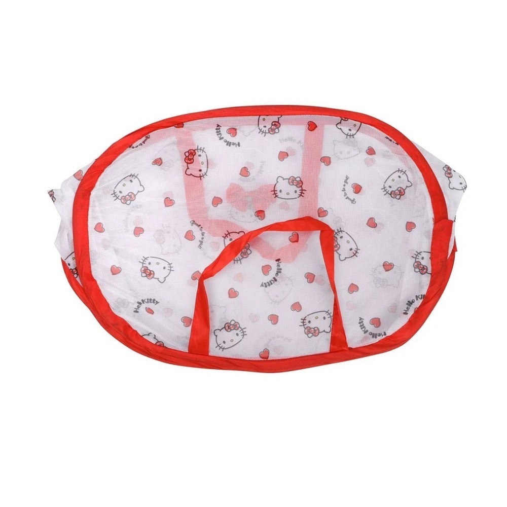 現貨 KT可摺疊收納網狀洗衣籃 ins可愛卡通 玩具收納-細節圖2