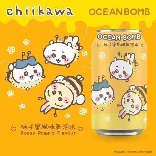 Ocean Bomb白葡萄/蜜桃/柚子蜜風味氣泡水(吉伊卡哇)-細節圖4