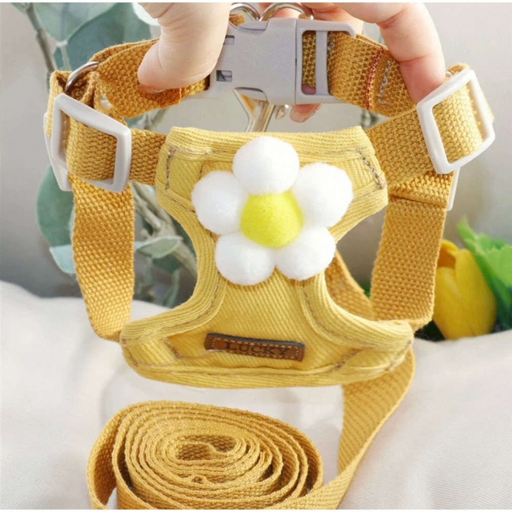 現貨 寵物3D牽引繩背心式 小型犬 立體配件圖案-規格圖8