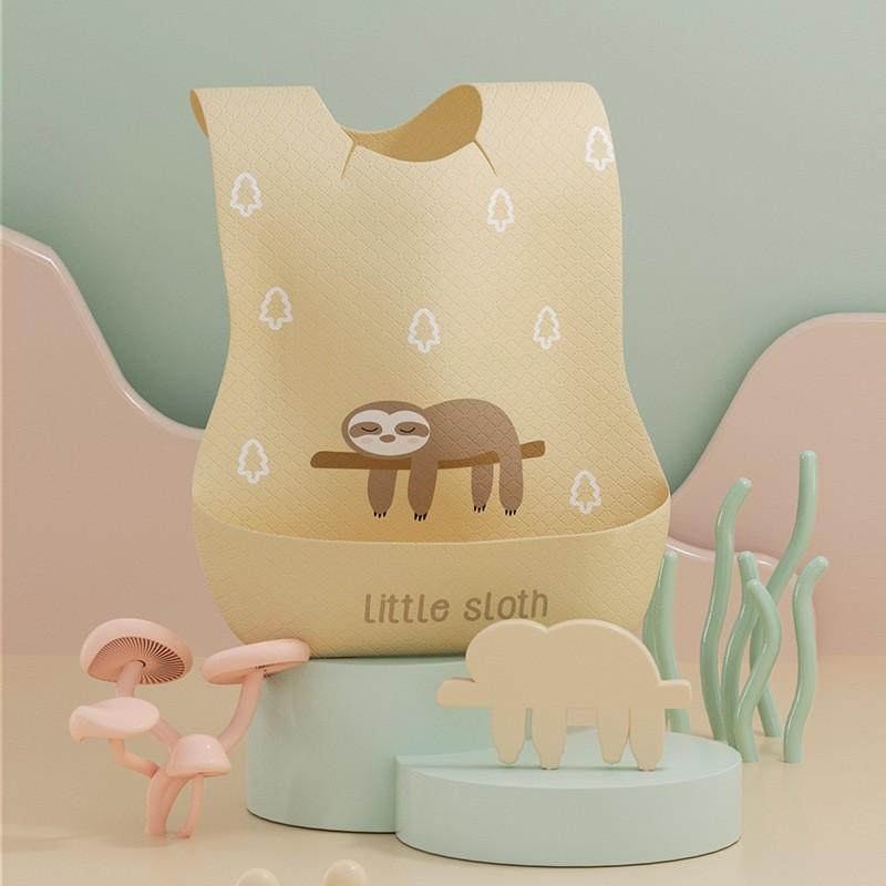 《現貨 開發票》拋棄式圍兜 一次性圍兜 防水圍兜 紙圍兜 免洗圍兜 紗布巾 防髒圍兜 嬰兒圍兜 口水巾-細節圖3