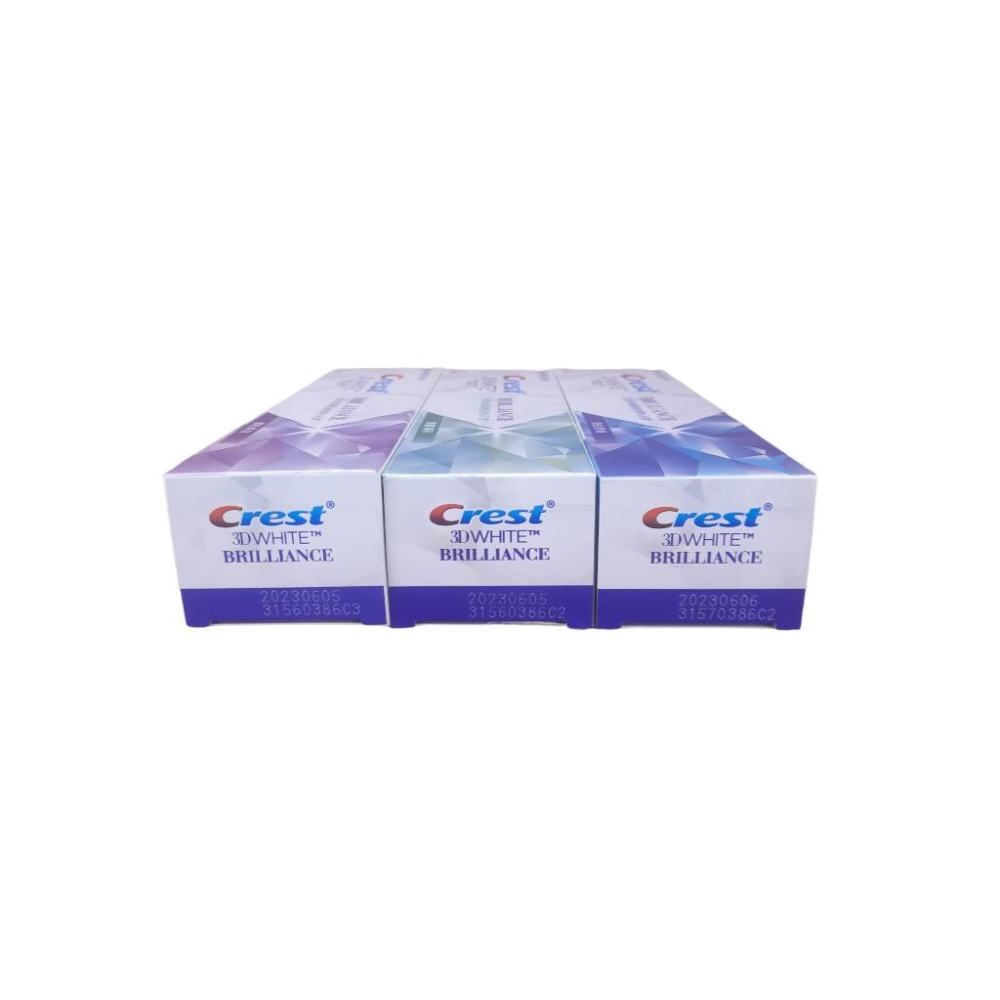 《現貨 開發票》台灣公司貨 crest 牙膏超值組 清新亮白 冰山鑽白 白桃 清柚白茶-細節圖4