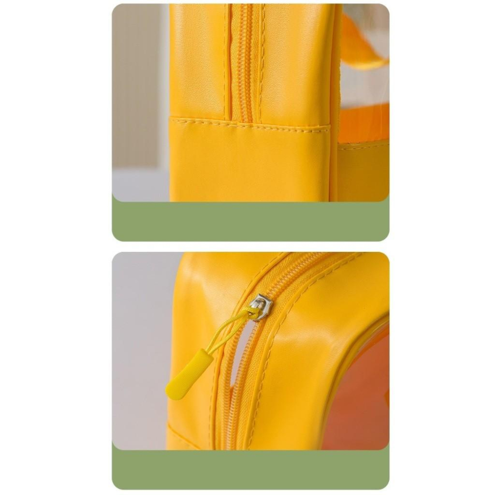 《電子發票》馬卡龍色系 PVC防水洗漱包 出差旅行 便攜手提 化妝品 收納包 收提洗漱包 洗漱包-細節圖2