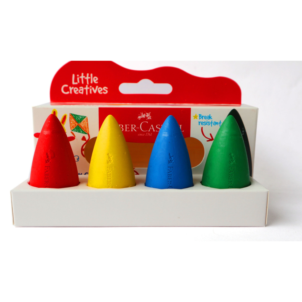 輝柏 FABER 學齡水滴可擦拭蠟筆6色(122606)/4色(122604)-細節圖4