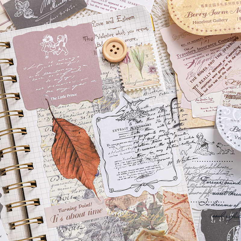 BON BON BONNIE🐰手帳素材 紙跡 莓果莊園手札系列 雙材質文字素材包-細節圖10