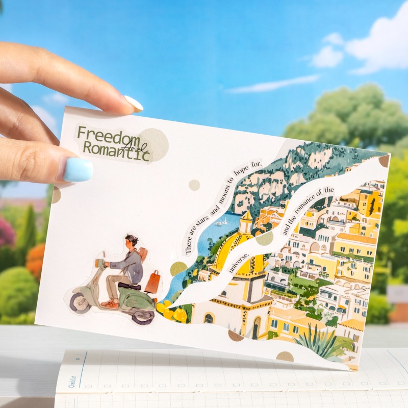 BON BON BONNIE🐰手帳素材 番茄醬少女 人來人往系列 生活人物寵物造景PET膠帶-細節圖4