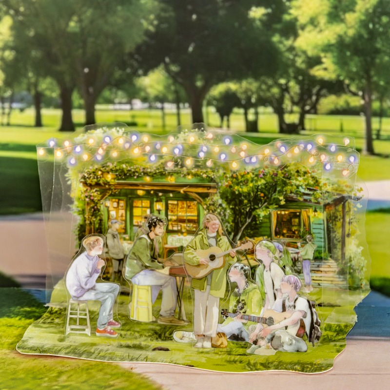 BON BON BONNIE🐰手帳素材 番茄醬少女 人來人往系列 生活人物寵物造景PET膠帶-細節圖8