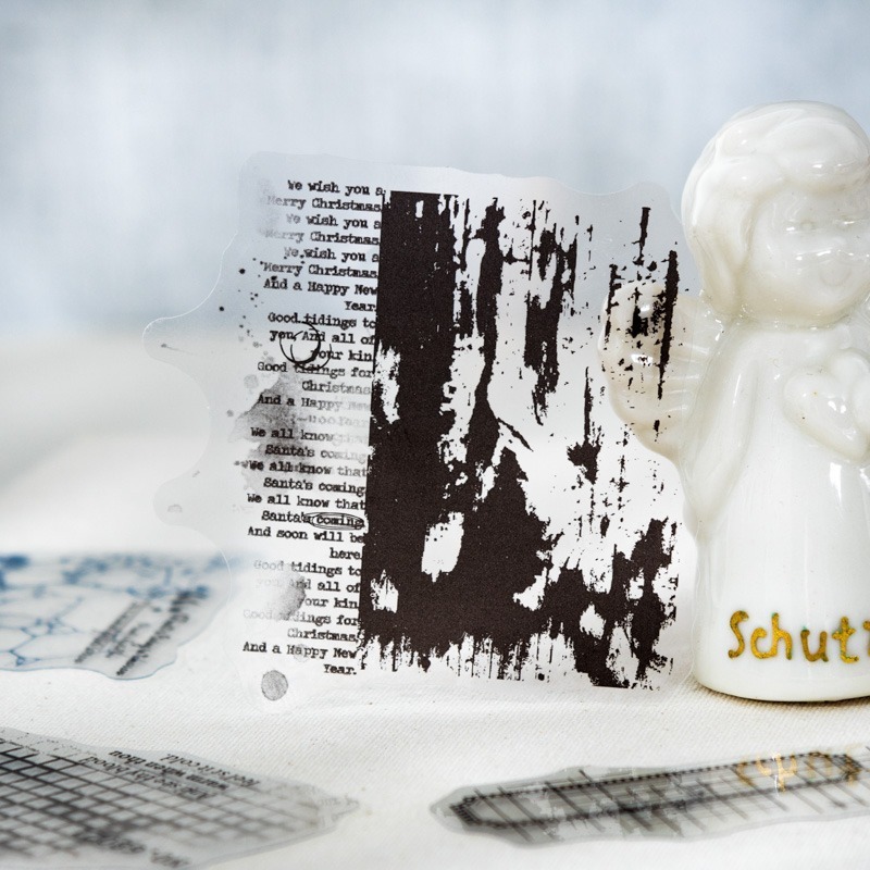 BON BON BONNIE🐰番茄醬少女 疊紋系列 英文大分量文字PET貼紙包-細節圖4