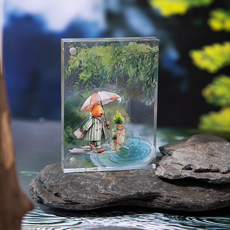 BON BON BONNIE🐰美好的一天 漣漪系列 水面植物花卉造景PET膠帶-細節圖4