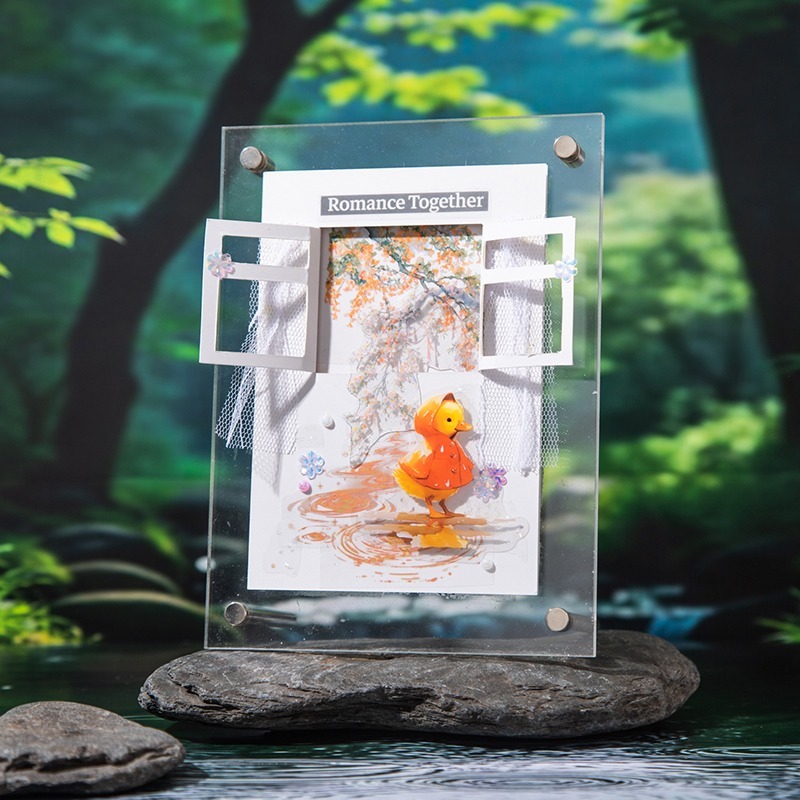 BON BON BONNIE🐰美好的一天 漣漪系列 水面植物花卉造景PET膠帶-細節圖8