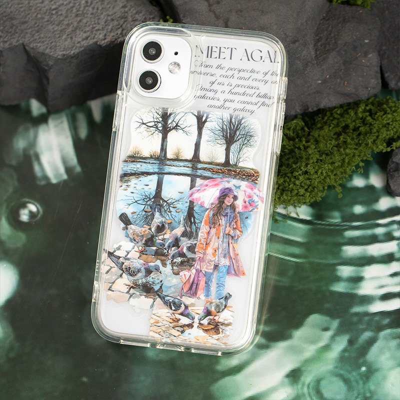 BON BON BONNIE🐰美好的一天 水窪小路系列 水坑倒影造景風景PET貼紙-細節圖8