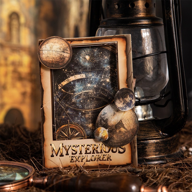 BON BON BONNIE🐰美好的一天 神祕探險家系列 復古冒險素材紙-細節圖6