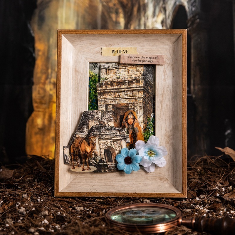 BON BON BONNIE🐰美好的一天 神祕探險家系列 復古冒險素材紙-細節圖10