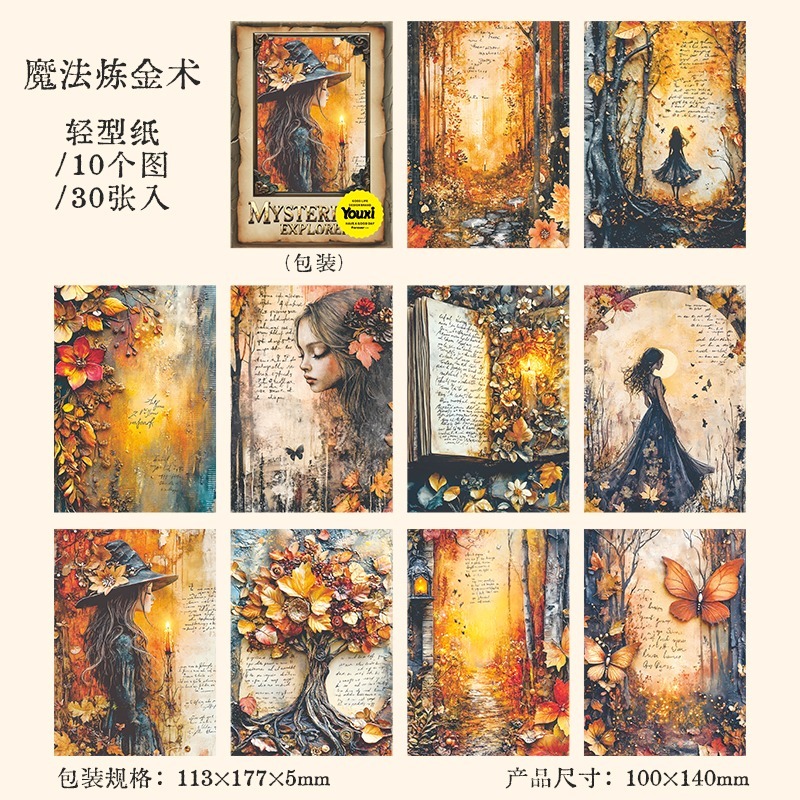 BON BON BONNIE🐰美好的一天 神祕探險家系列 復古冒險素材紙-規格圖10