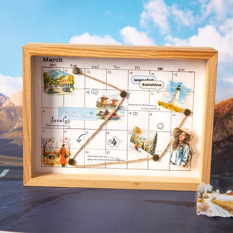 BON BON BONNIE🐰美好的一天 慢鏡頭街景系列 風景旅遊造景PET貼紙包-細節圖9