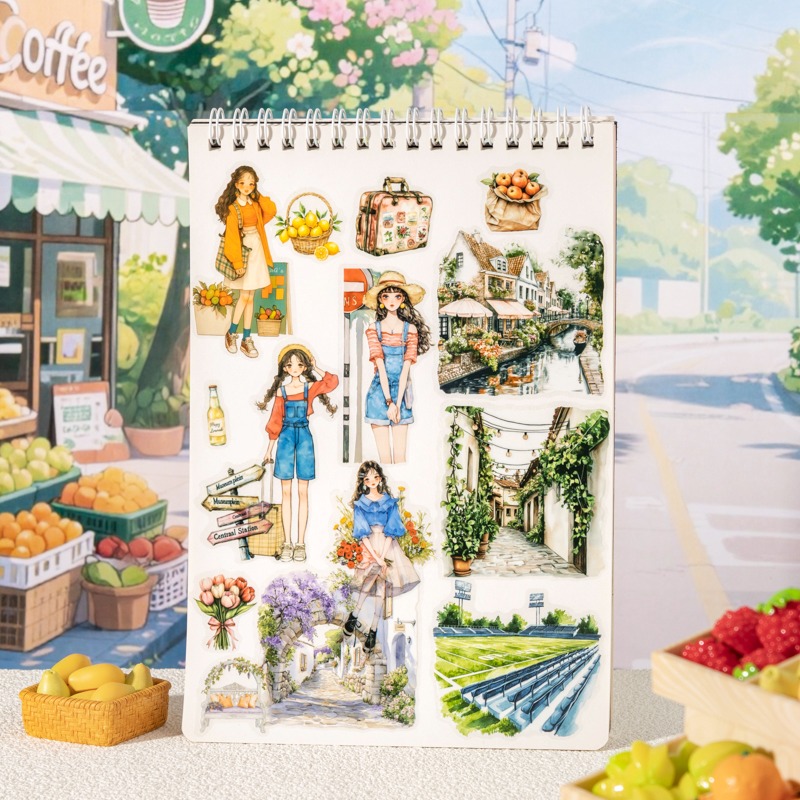 BON BON BONNIE🐰番茄醬少女 人生規劃師系列 職業場景造景PET膠帶-細節圖3