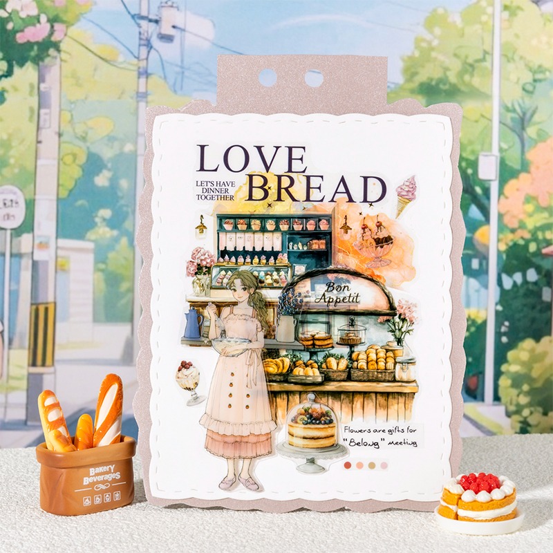 BON BON BONNIE🐰番茄醬少女 人生規劃師系列 職業場景造景PET膠帶-細節圖4