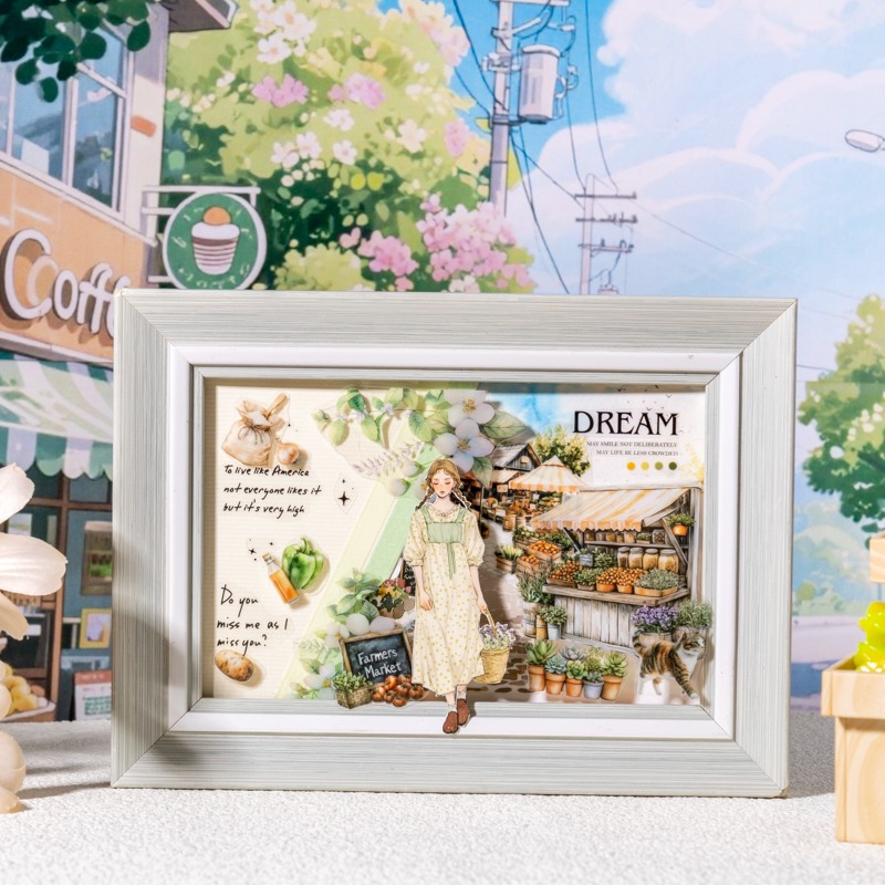 BON BON BONNIE🐰番茄醬少女 人生規劃師系列 職業場景造景PET膠帶-細節圖5