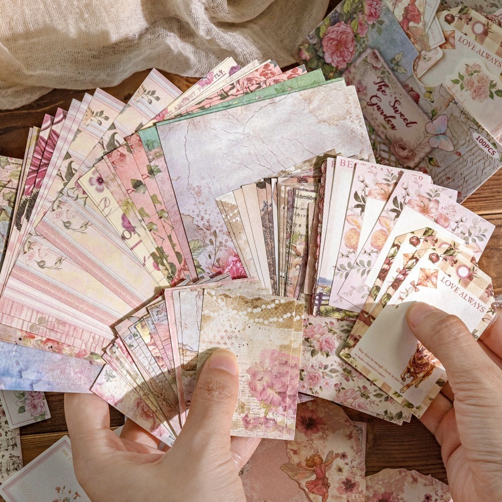 BON BON BONNIE🐰陌墨 田園郵局系列 大份量多尺寸復古素材包-細節圖3