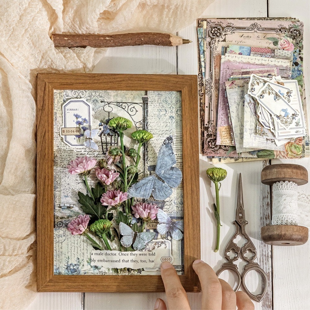 BON BON BONNIE🐰陌墨 田園郵局系列 大份量多尺寸復古素材包-細節圖4