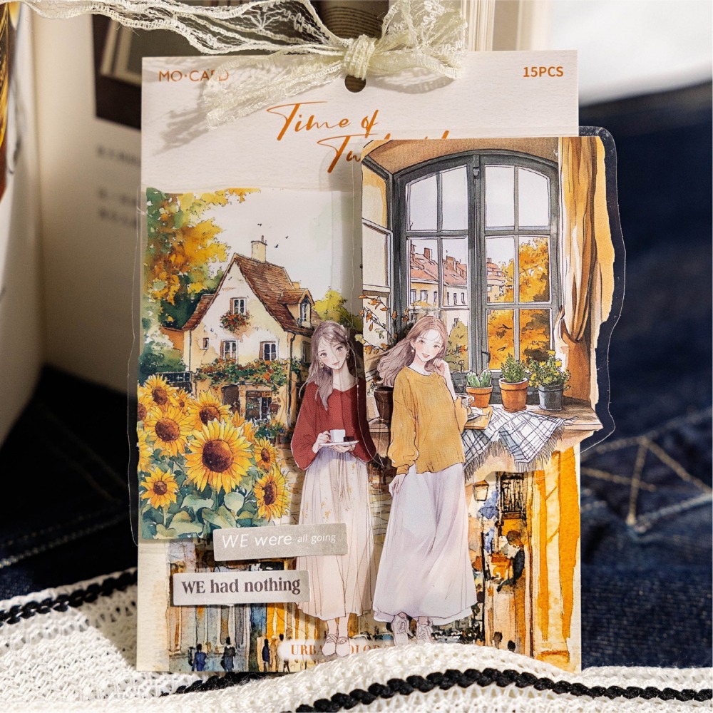 BON BON BONNIE🐰陌墨 今日穿搭系列 人物穿搭PET貼紙包-細節圖6