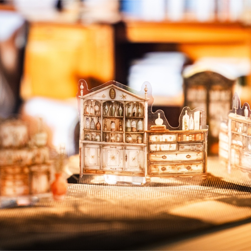 BONBONBONNIE🐰陌墨 悠長生活系列 生活居家書籍PET膠帶-細節圖7