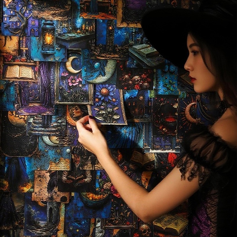 BONBONBONNIE🐰美好的一天 女巫的魔法書系列 暗黑魔法素材紙-細節圖3