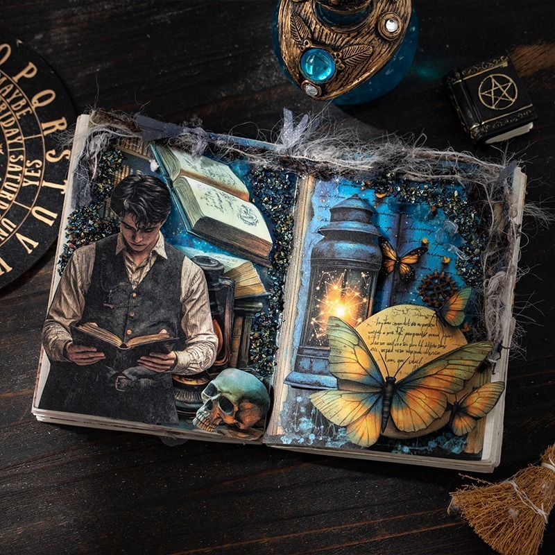 BONBONBONNIE🐰美好的一天 女巫的魔法書系列 暗黑魔法素材紙-細節圖5