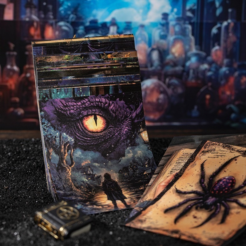 BONBONBONNIE🐰美好的一天 女巫的魔法書系列 暗黑魔法素材紙-細節圖6