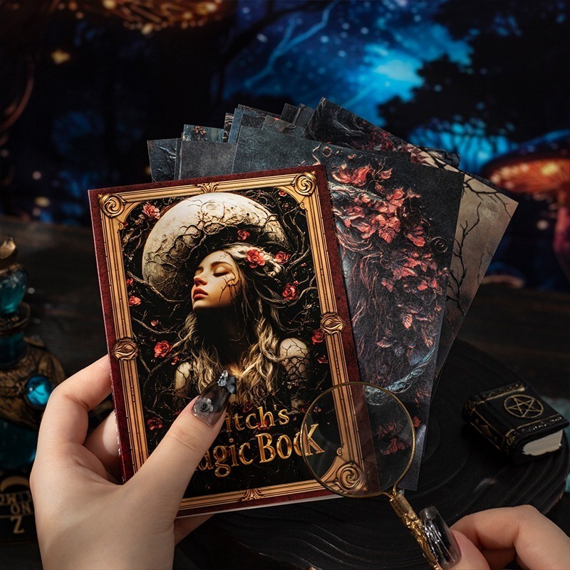 BONBONBONNIE🐰美好的一天 女巫的魔法書系列 暗黑魔法素材紙-細節圖7