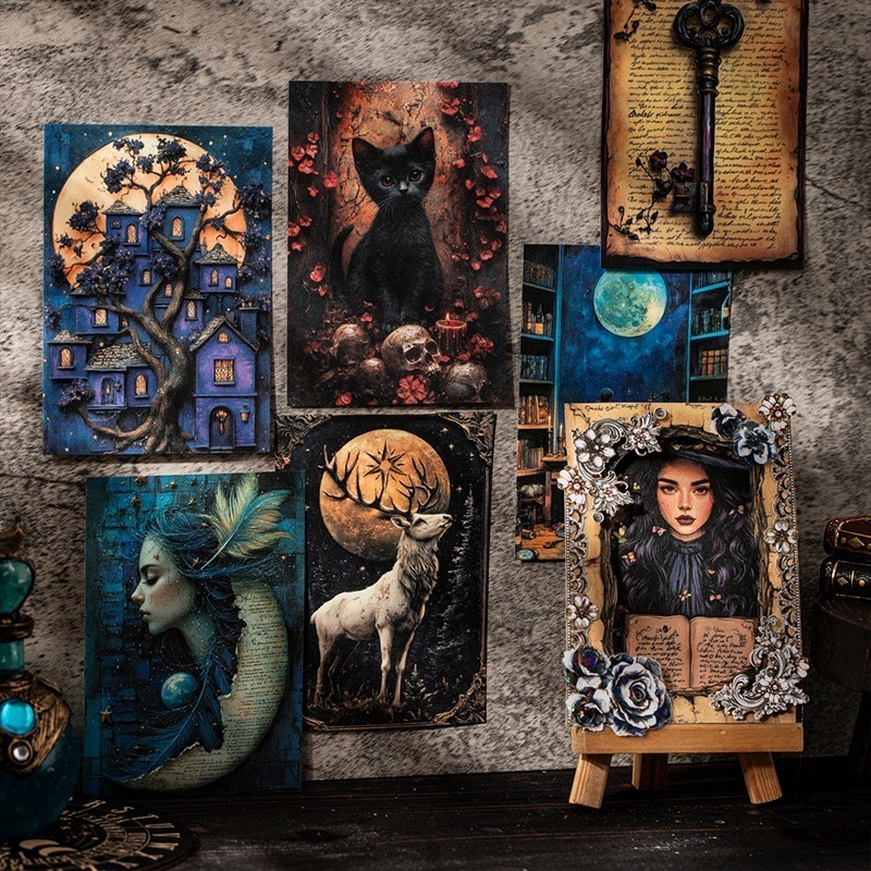 BONBONBONNIE🐰美好的一天 女巫的魔法書系列 暗黑魔法素材紙-細節圖8