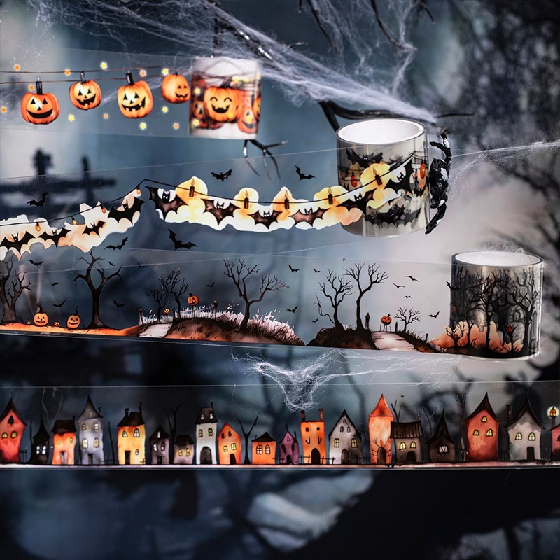 BON BON BONNIE🐰美好的一天 派對晚會系列 暗黑魔法萬聖節膠帶-細節圖7