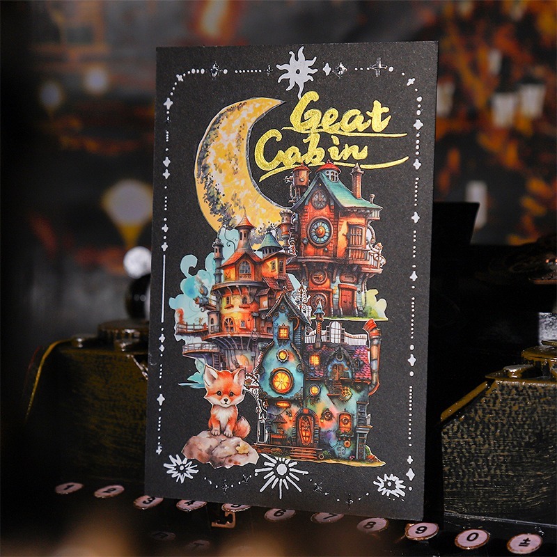 BON BON BONNIE🐰番茄醬少女 齒輪上的小屋系列 暗黑魔法龐克PET貼紙包-細節圖6