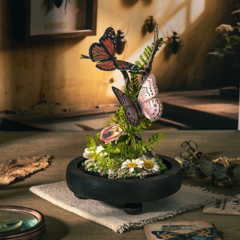 BONBONBONNIE🐰番茄醬少女 昆蟲收藏家系列 大分量復古昆蟲蝴蝶貼紙-細節圖5