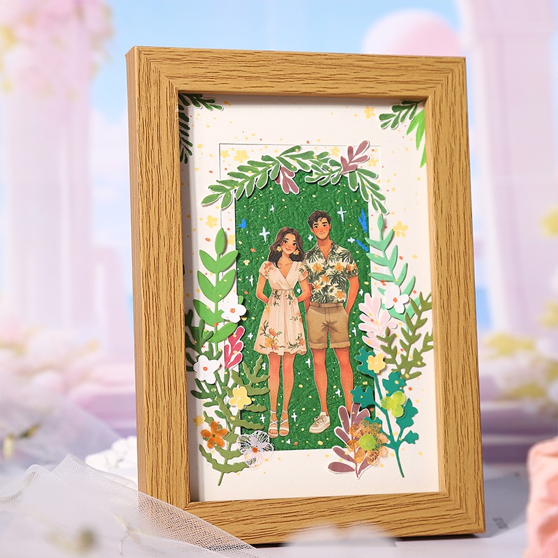 BONBONBONNIE🐰番茄醬少女 我的心動男孩系列 白牛皮人物 情侶貼紙-細節圖4