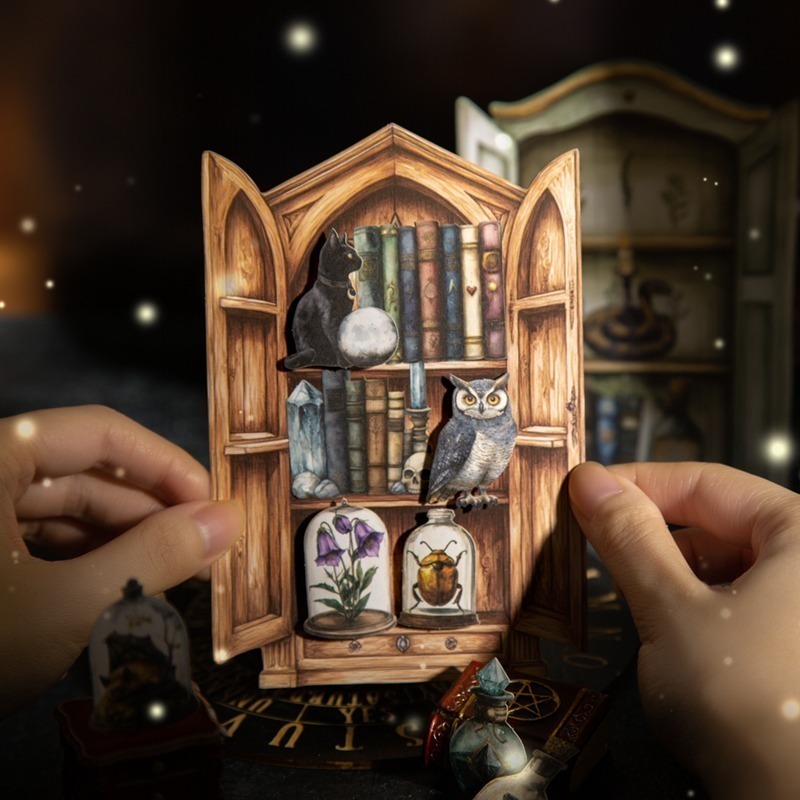 BONBONBONNIE🐰美好的一天 任意魔法櫃系列 魔法主題硬卡貼紙包-細節圖2