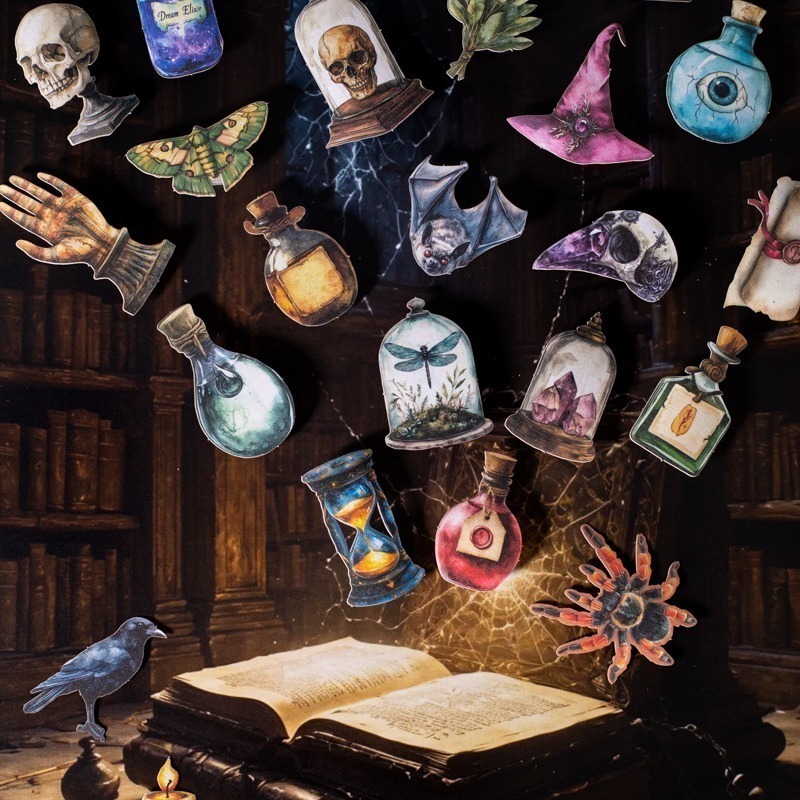 BONBONBONNIE🐰美好的一天 任意魔法櫃系列 魔法主題硬卡貼紙包-細節圖3