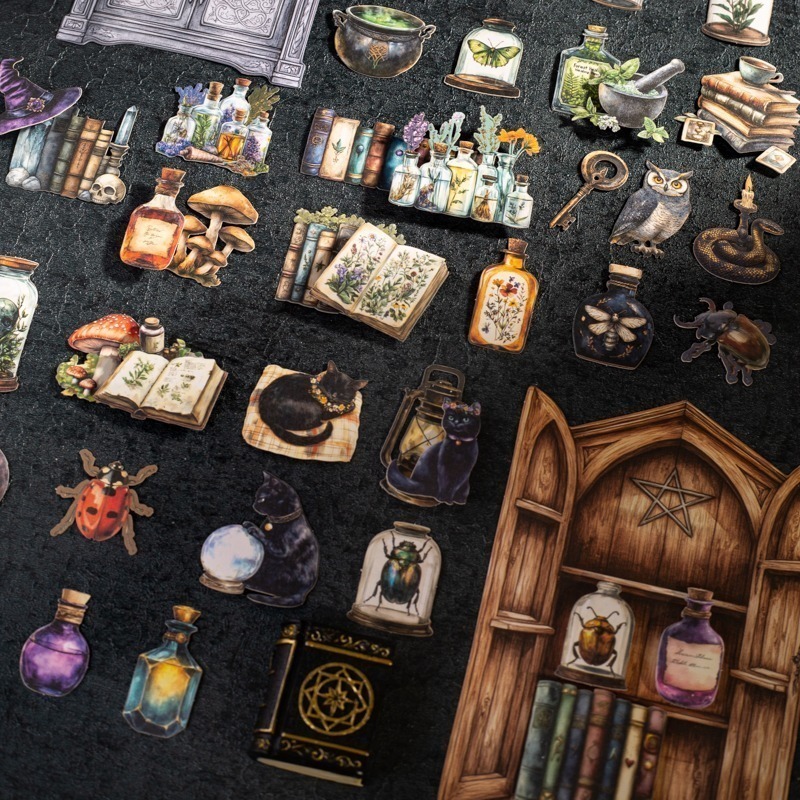 BONBONBONNIE🐰美好的一天 任意魔法櫃系列 魔法主題硬卡貼紙包-細節圖7