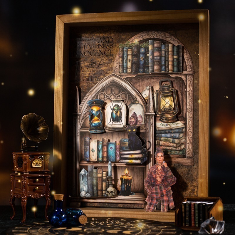 BONBONBONNIE🐰美好的一天 任意魔法櫃系列 魔法主題硬卡貼紙包-細節圖9