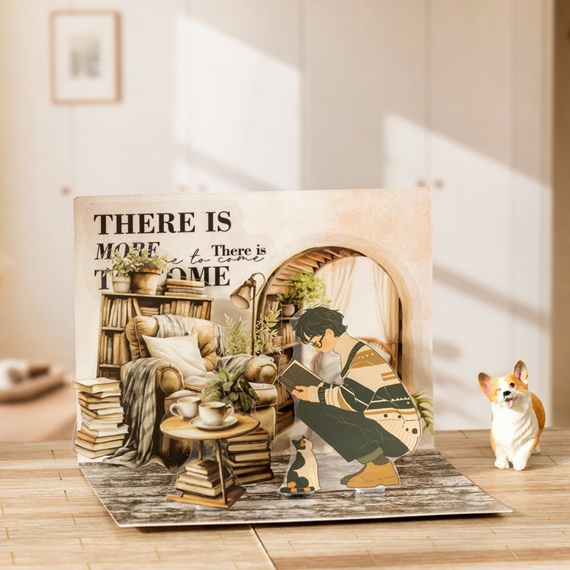 BONBONBONNIE🐰番茄醬少女 斑斕角落系列 水彩暈染居家造景PET貼紙包-細節圖4